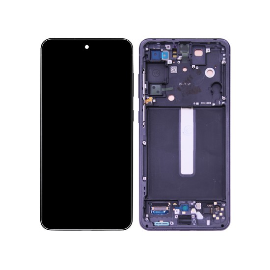 Touch+Display+Frame Samsung Galaxy S21 FE/G990B Service Pack Cinza